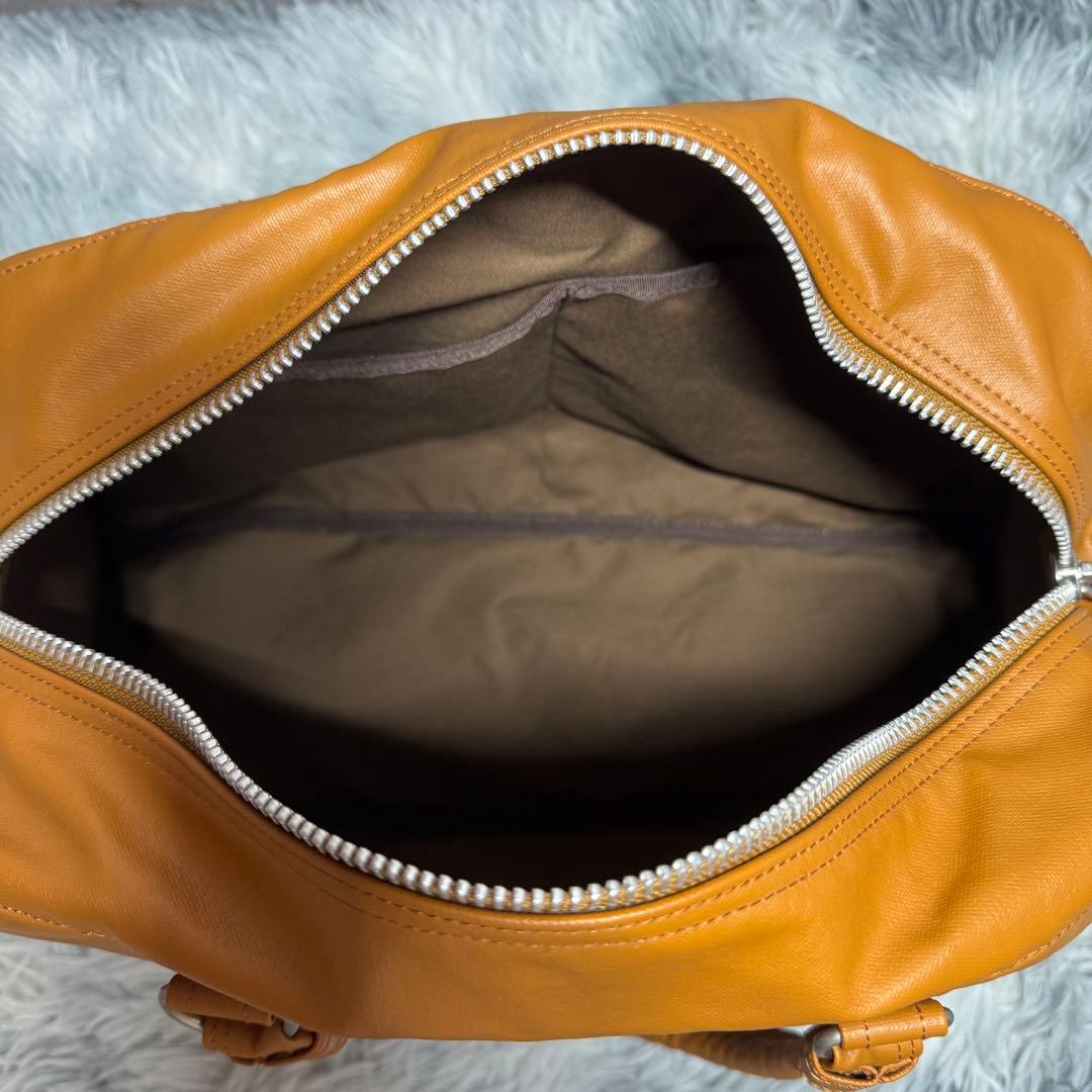 新品同様 PORTER ポーター フリースタイル キャメル ミニボストンバッグ