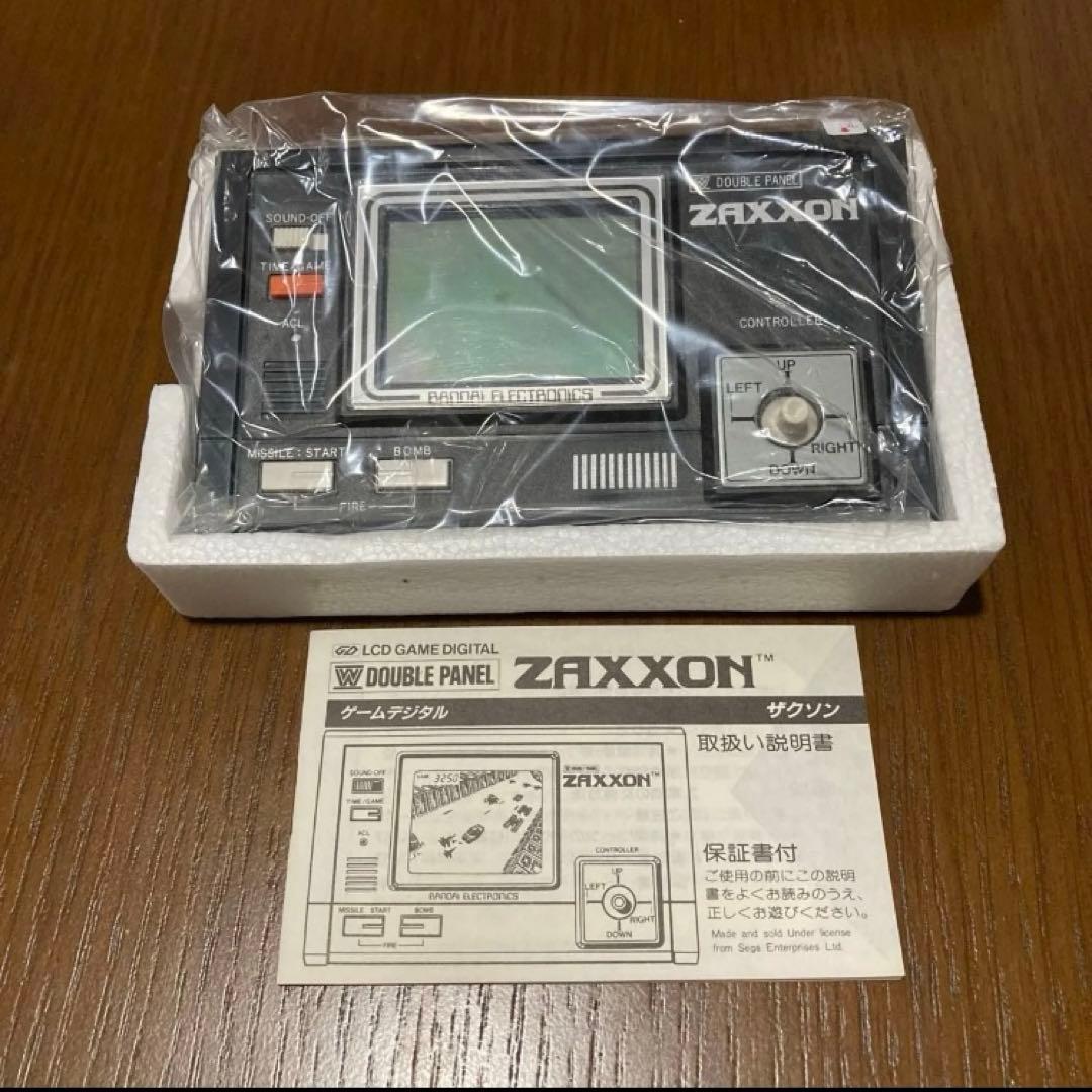 バンダイ LCD GD ザクソン　ダブルパネル LSIゲーム 未使用品