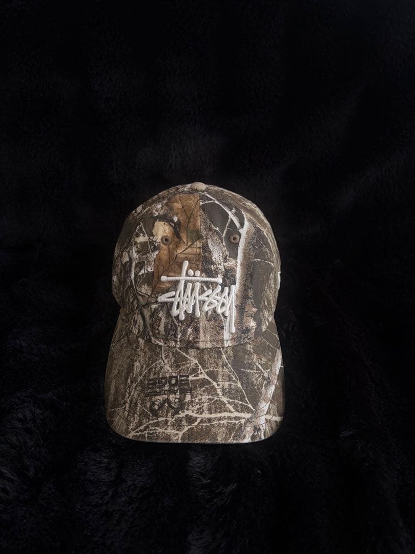 Stussy リアルツリー キャップ本気の最終値下げ‪( ᴖ ·̫ ᴖ ) ꐦ