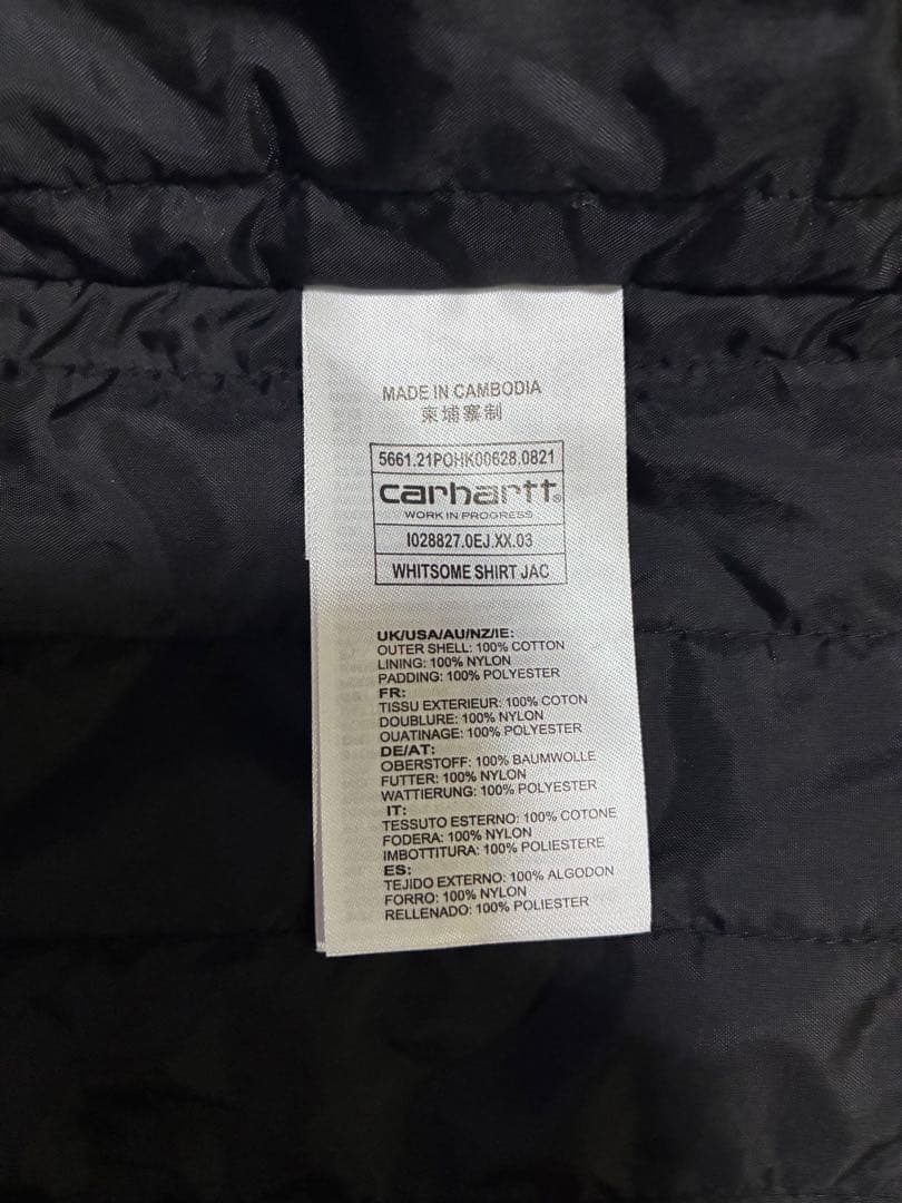美品　Carhartt WIPコーデュロイジャケット　ネイビー