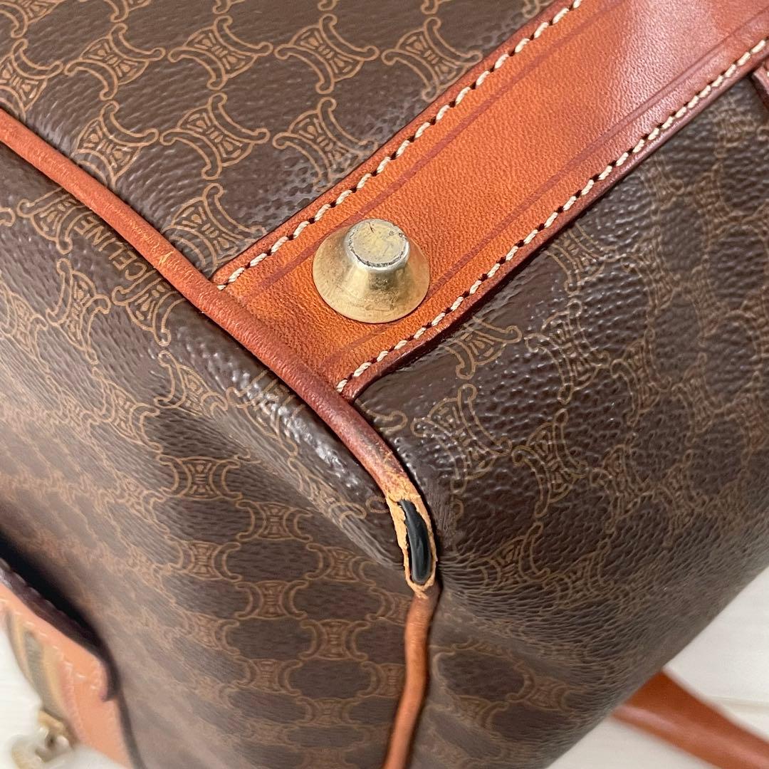 【CELINE】マカダム ボストンバッグ