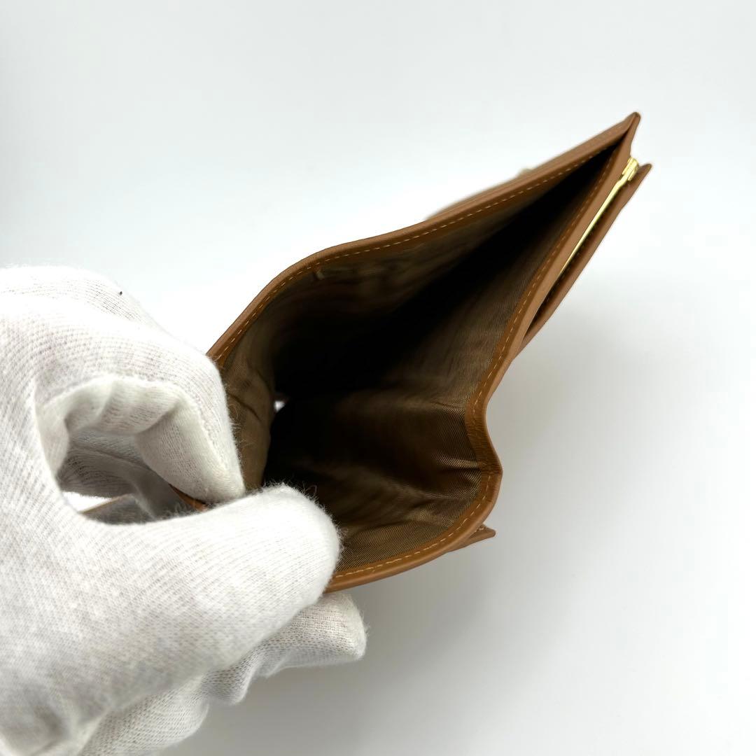 ✨極美品✨　セリーヌ　二つ折り　トリオンフ　マカダム　がま口　PVC レザー