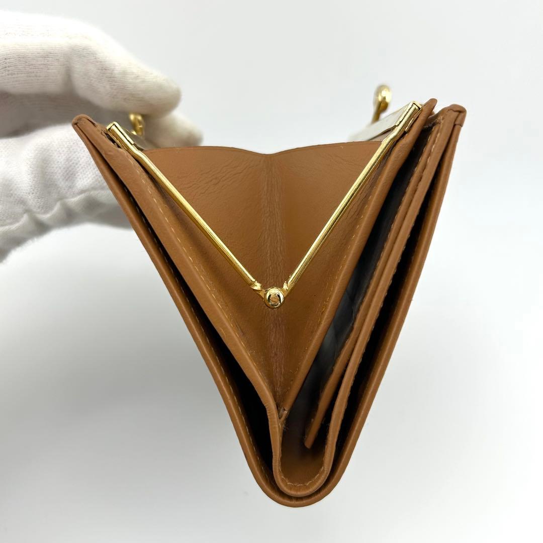 ✨極美品✨　セリーヌ　二つ折り　トリオンフ　マカダム　がま口　PVC レザー