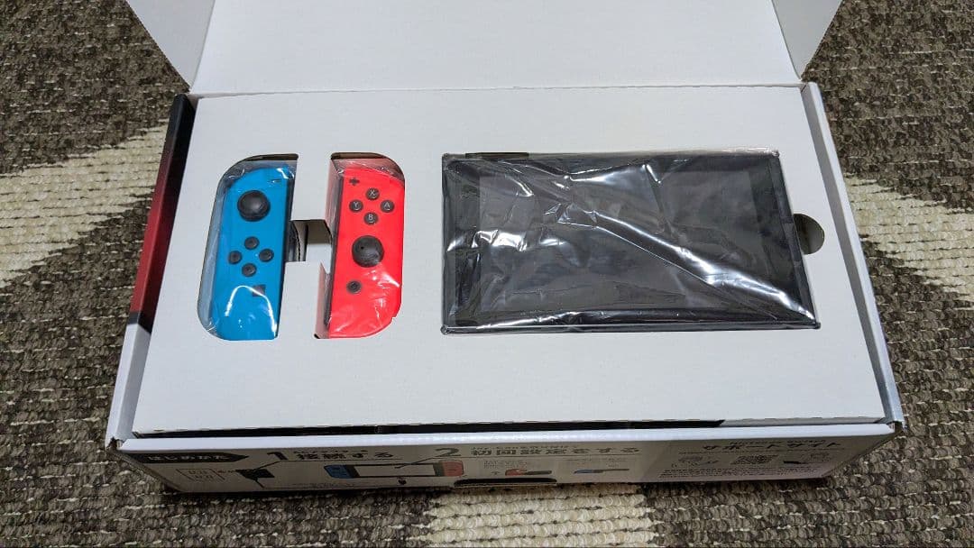 Nintendo Switch 本体セット（青/赤）通常モデル／動作確認済