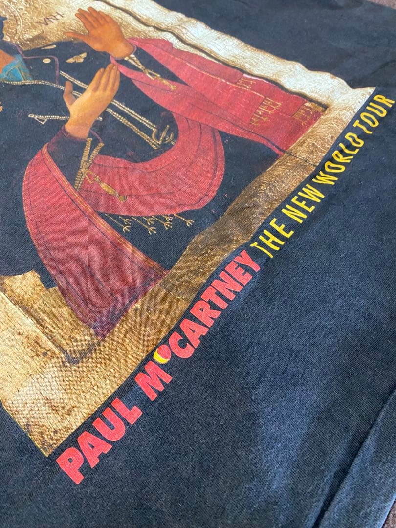 90's ポールマッカートニー　ビンテージツアーTシャツ　シングルステッチ