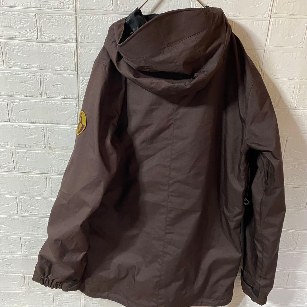 VOLCOM ボルコム　フーディスノーボードウェア　ダークブラウン