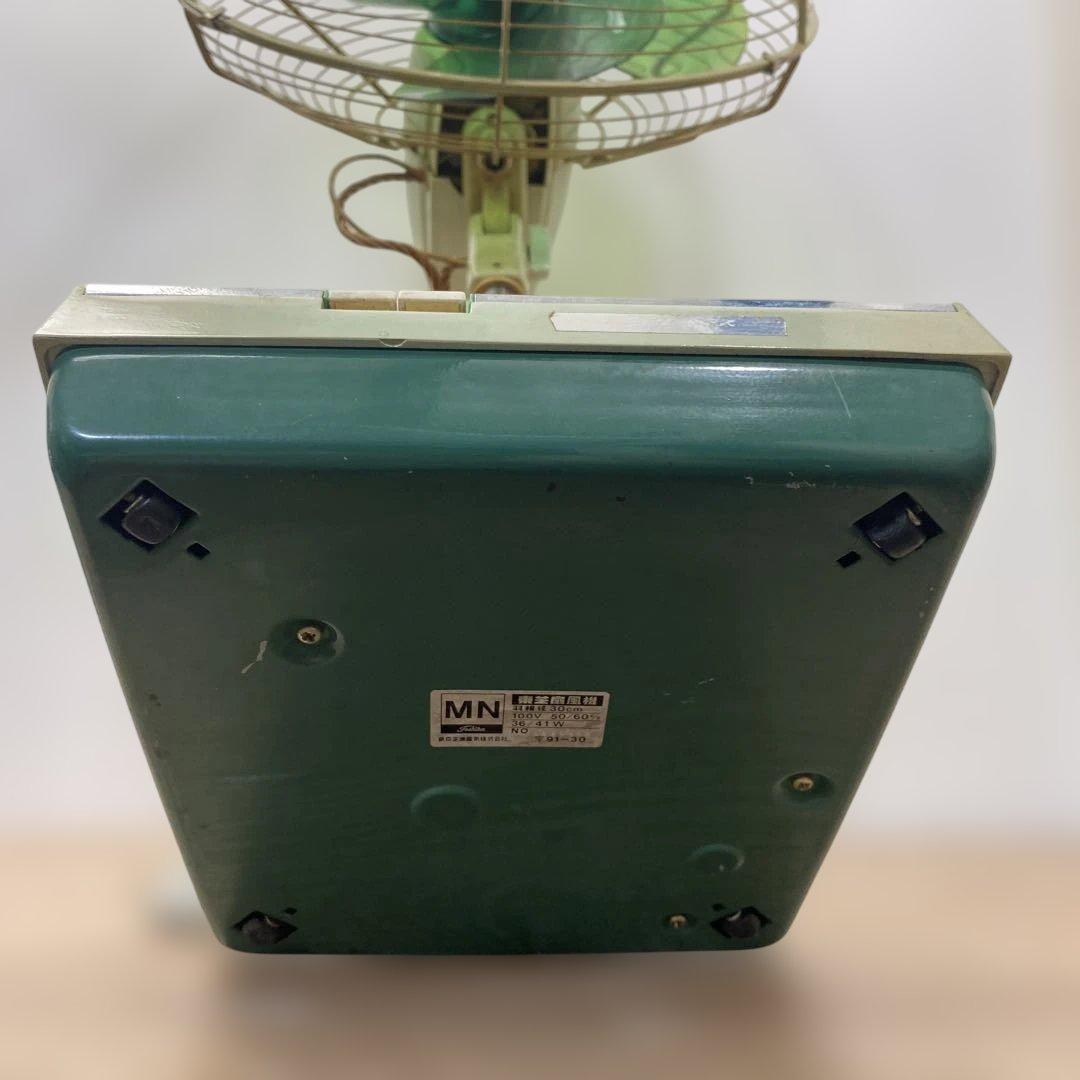 昭和レトロ 東芝 扇風機 MN 30㎝ 4枚羽 昭和レトロ アンティーク 稼動品