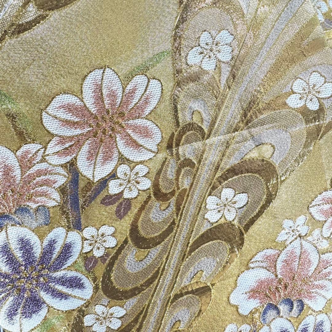 逸品 振袖7点フルセット 京都きもの友禅　桜紋様　成人式　卒業式　結婚式　正絹