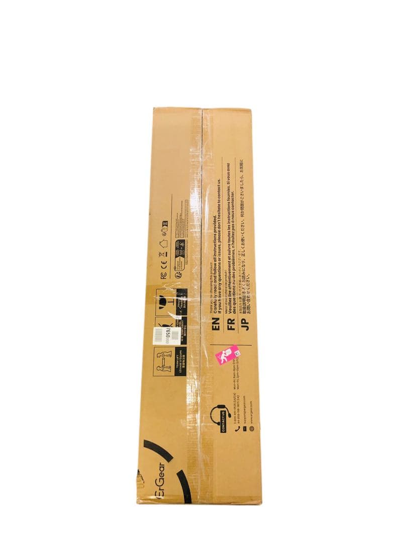 【開封済・未使用】ErGear 電動 昇降式 デスク オフィスワークテーブル 白