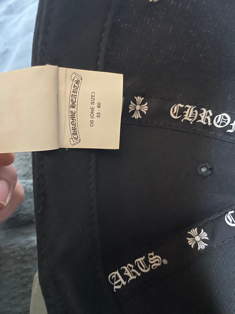 Chrome Hearts ベースボールキャップ 黒 灰色