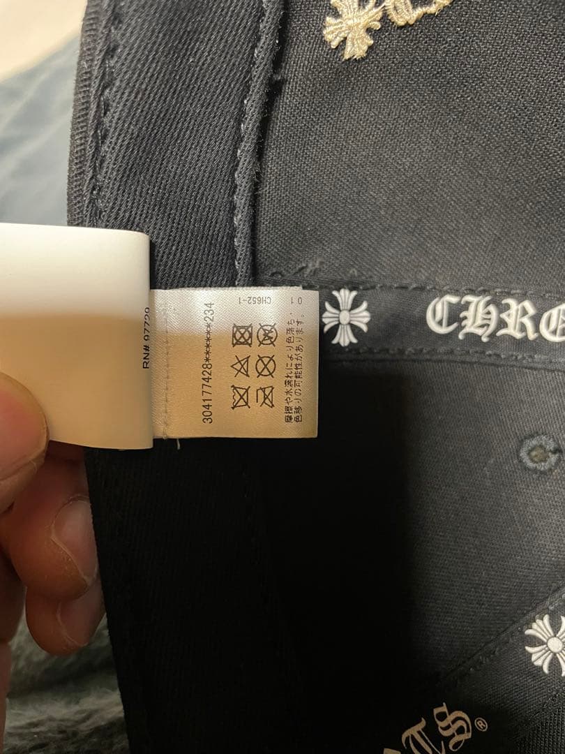 Chrome Hearts ベースボールキャップ 黒 灰色