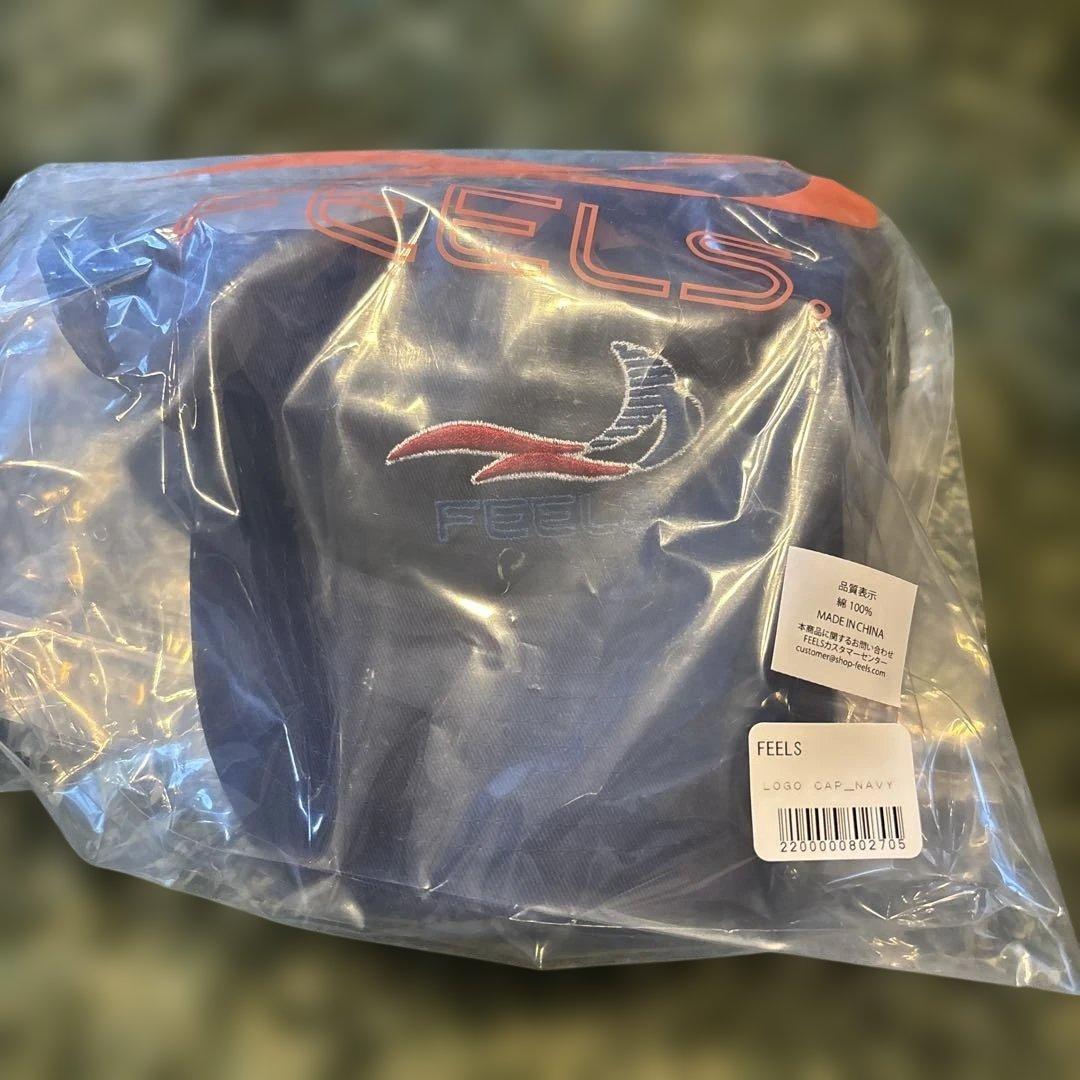 新品 FEELS. LOGO CAP ネイビー 上杉柊平着用 未開封品 即完売