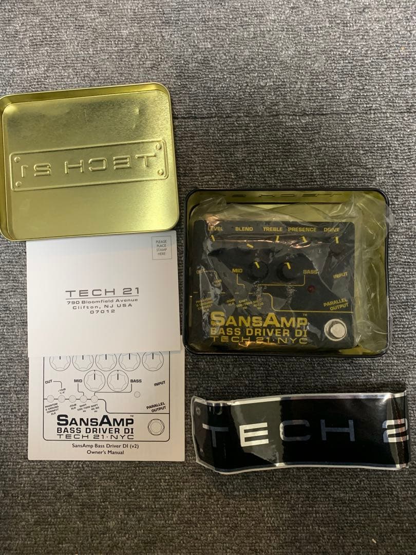 sansamp bass d di ほぼ新品2/21(土)まで出品