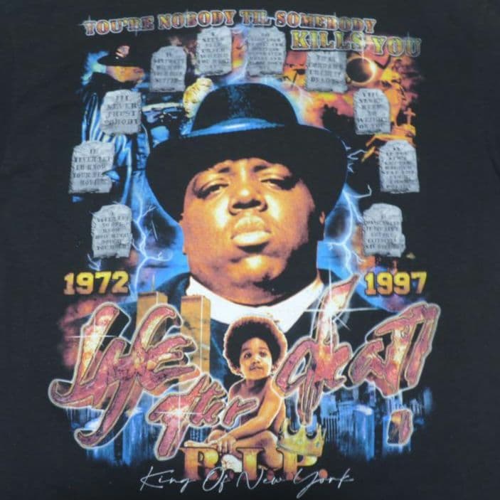 1963　ノートリアスビッグ　Tシャツ　黒　XL