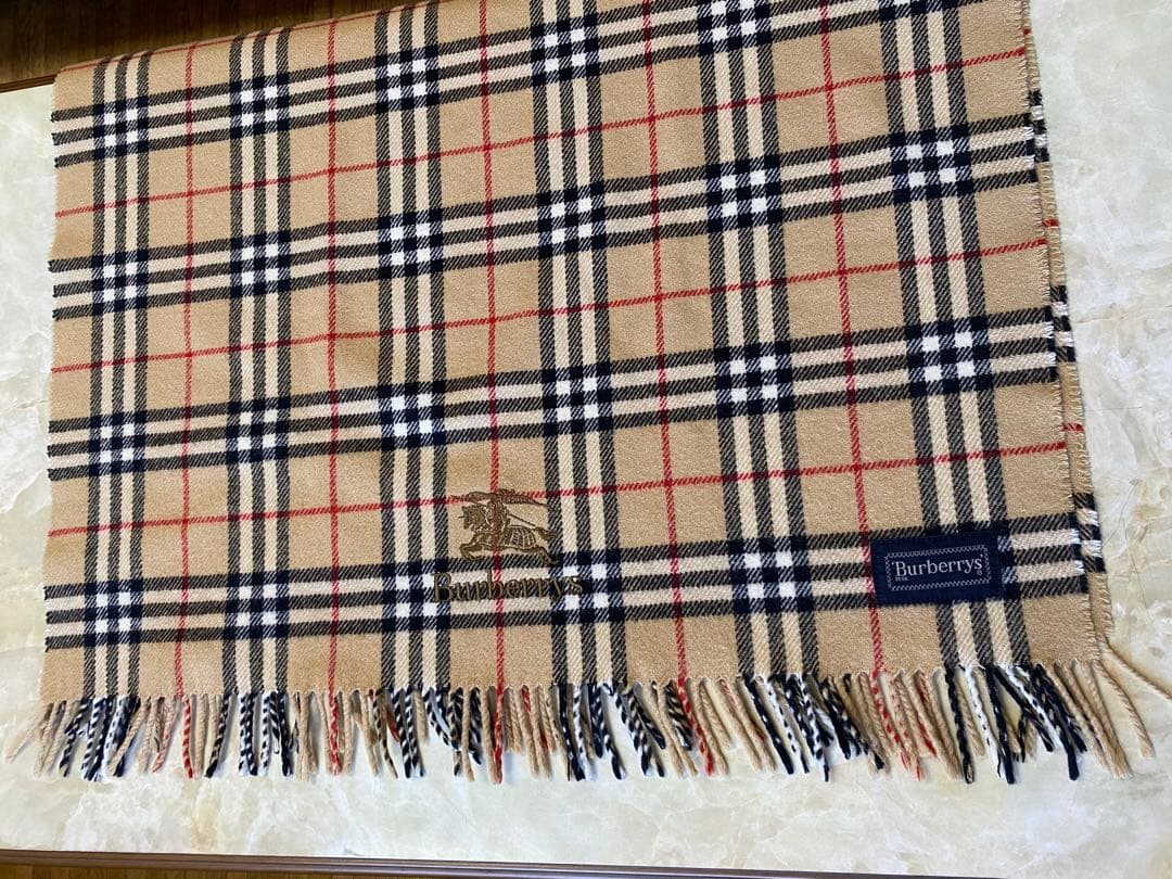 Burberry バーバリー　膝掛け　大判ストール