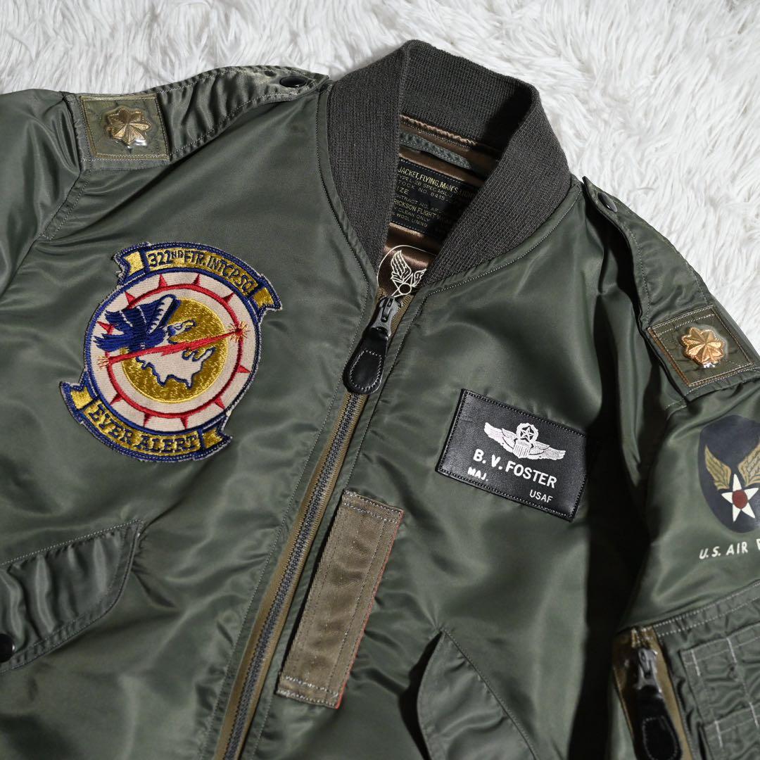 90s バズリクソンズ L-2B フライトジャケット パッチ M品番