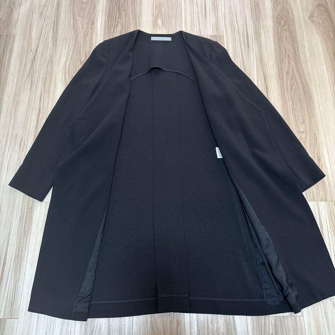 Theory luxe セオリーリュクス 春コート 黒 36