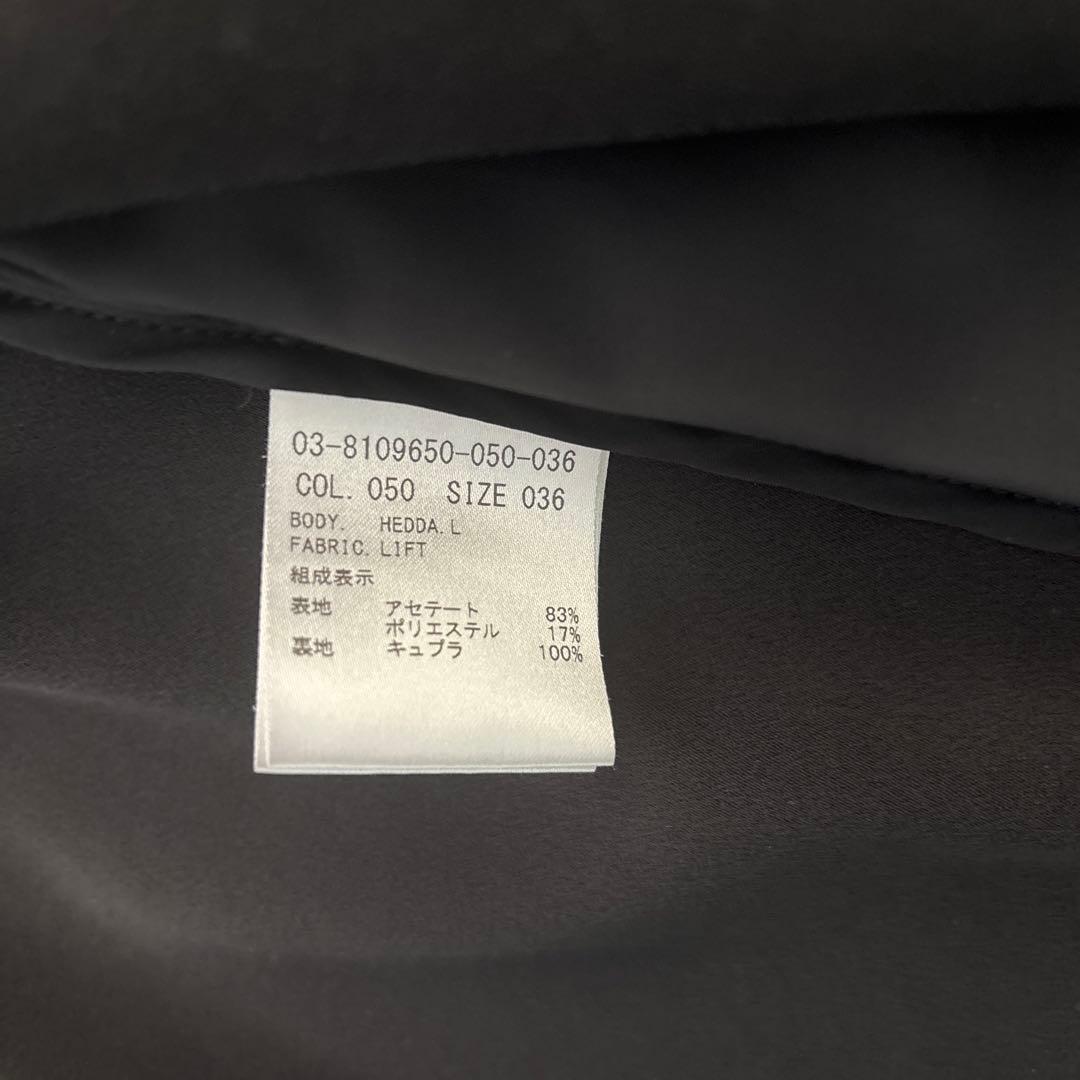Theory luxe セオリーリュクス 春コート 黒 36
