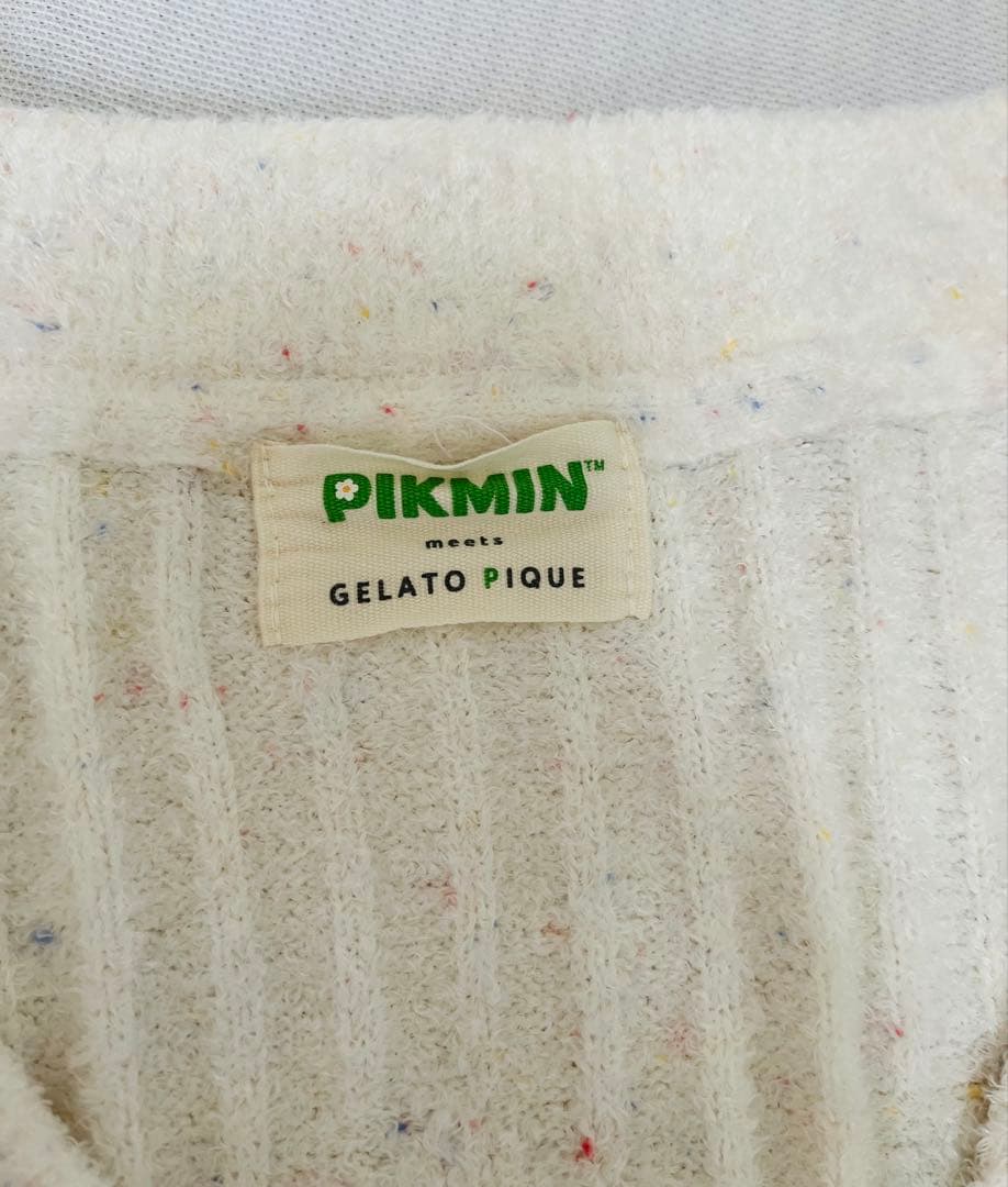 GELATO PIQUE*ジェラートピケ ピクミン カーディガン レア ホワイト