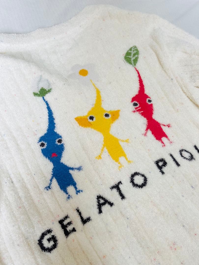 GELATO PIQUE*ジェラートピケ ピクミン カーディガン レア ホワイト