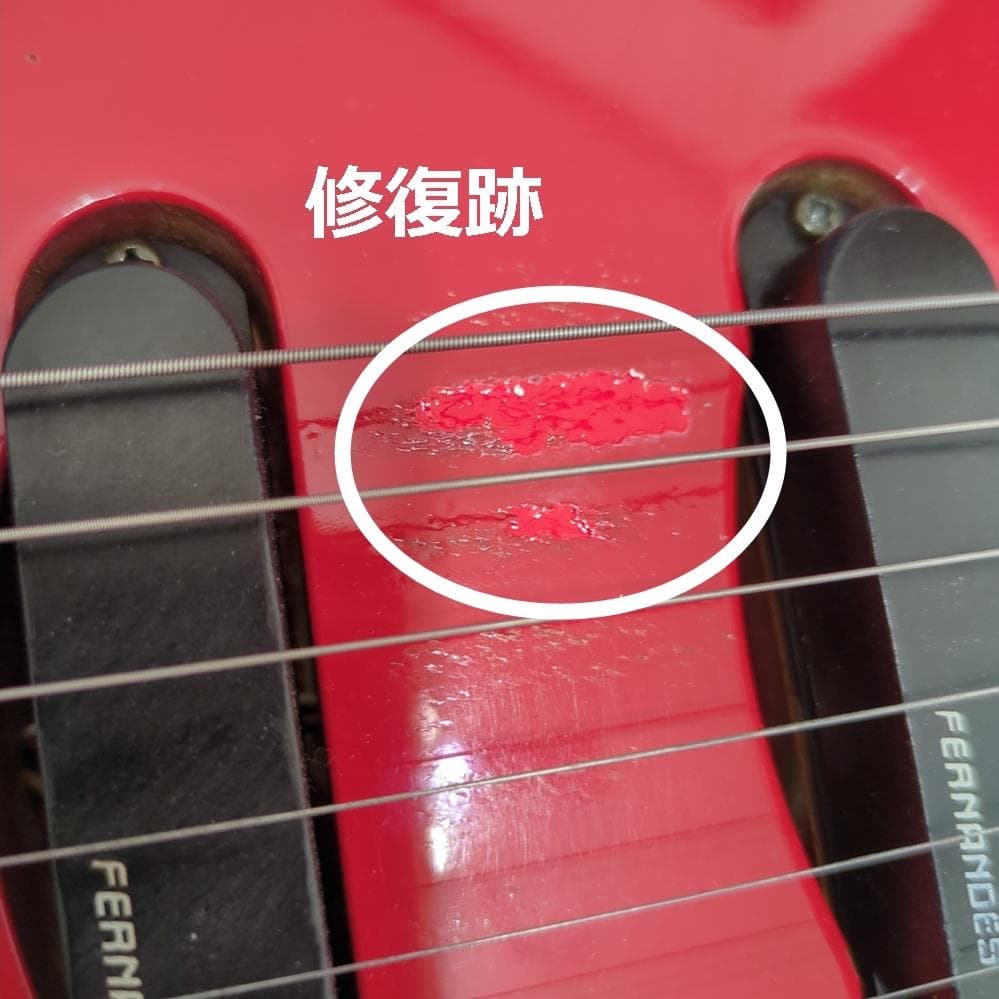 FERNANDES THE FUNCTION エレキギター レッド