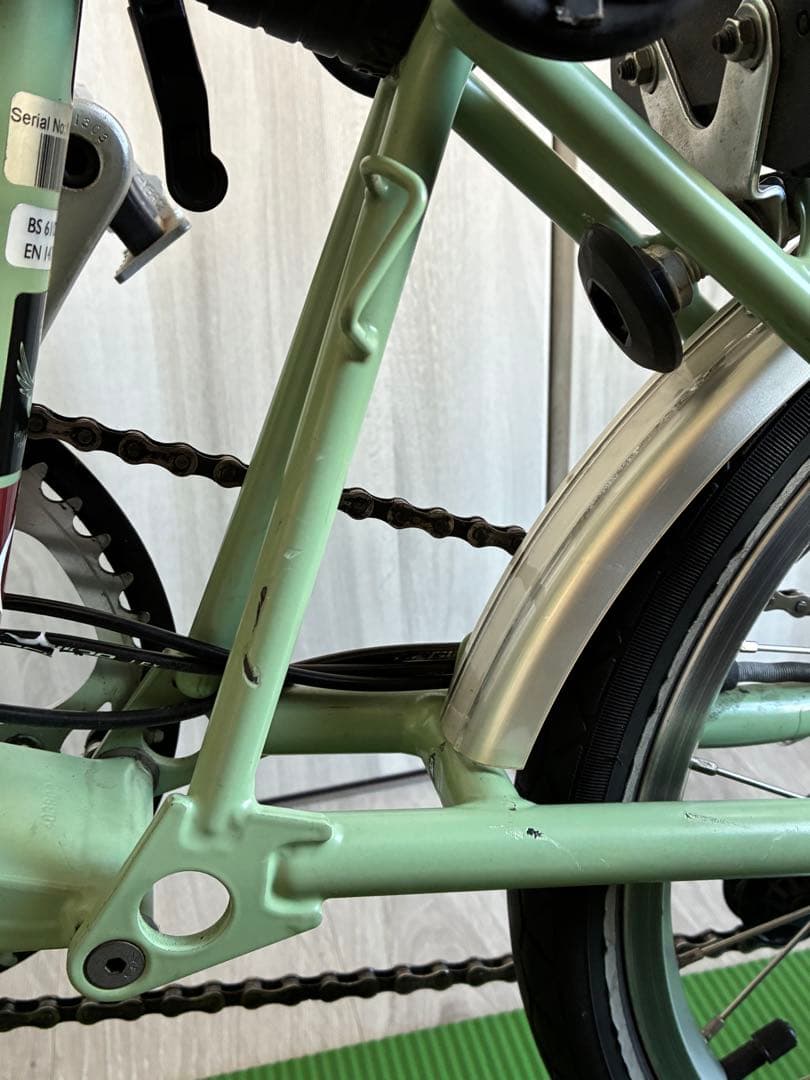 BROMPTON M6L セージグリーン 6速※TOPEAKの空気入れ付属