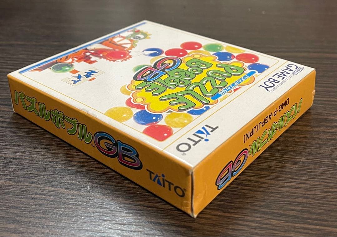 ゲームボーイ　中古カセット　美品　パズルボブル　箱　説明書付き