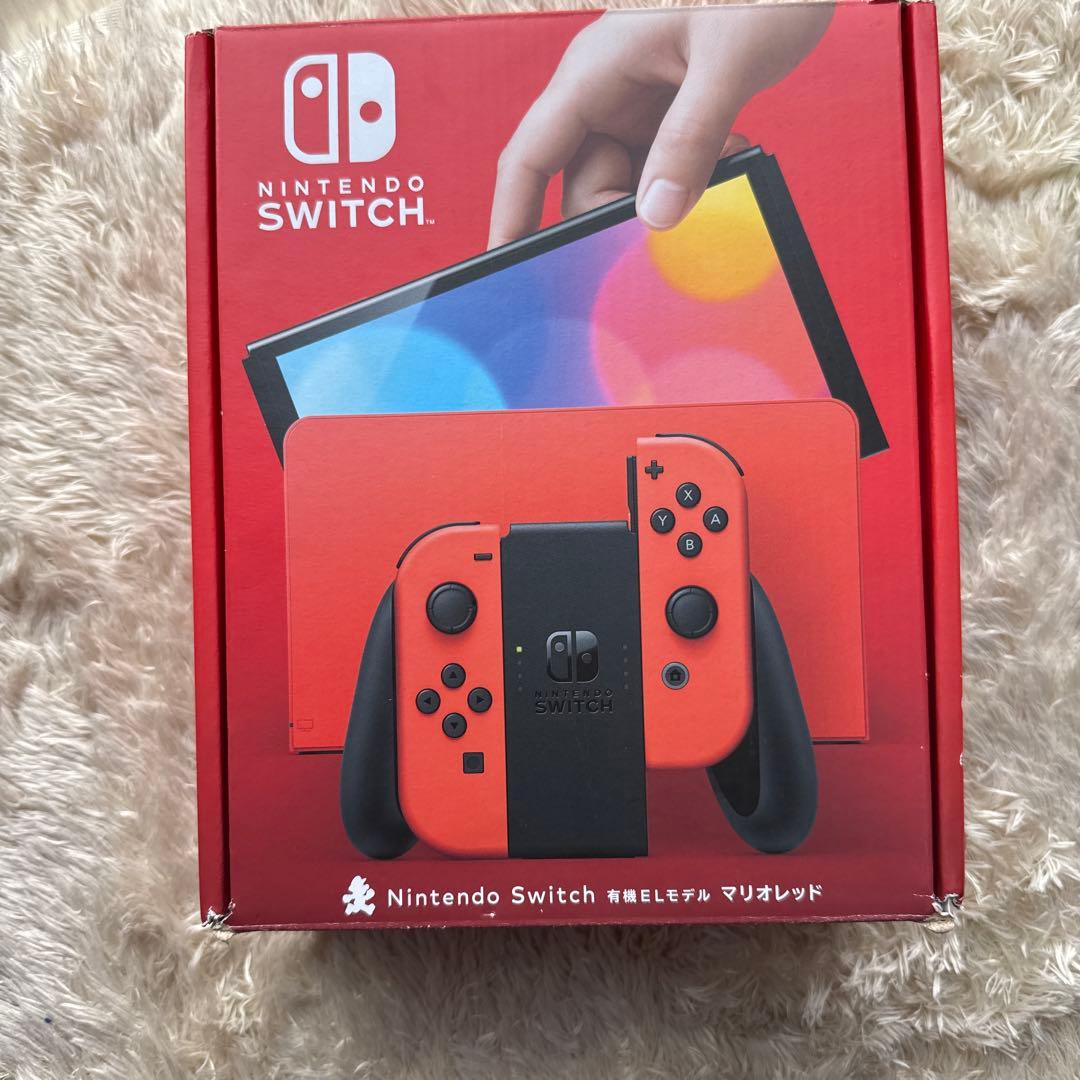 限定カラー Nintendo Switchマリオレッド+充電グリップ