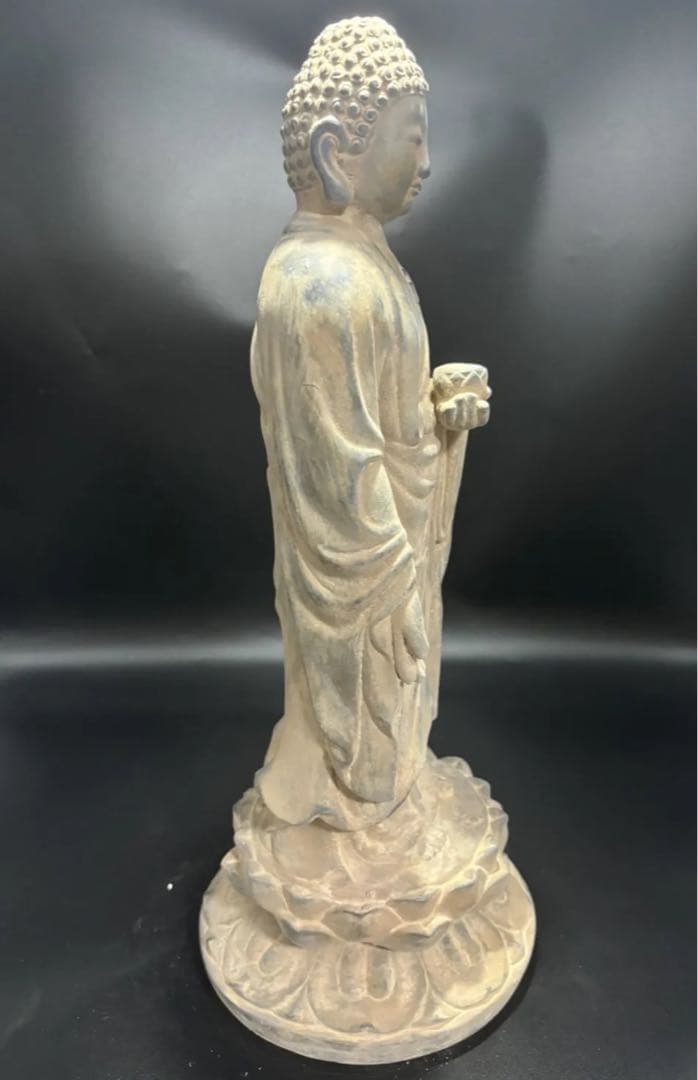 R*D様 (期間セール)仏教　石仏 如来 細工彫刻 縁起物 お釈迦様 釈迦如来