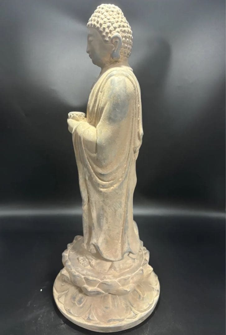 R*D様 (期間セール)仏教　石仏 如来 細工彫刻 縁起物 お釈迦様 釈迦如来