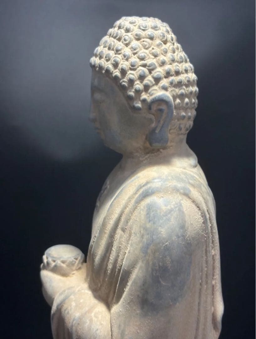 R*D様 (期間セール)仏教　石仏 如来 細工彫刻 縁起物 お釈迦様 釈迦如来