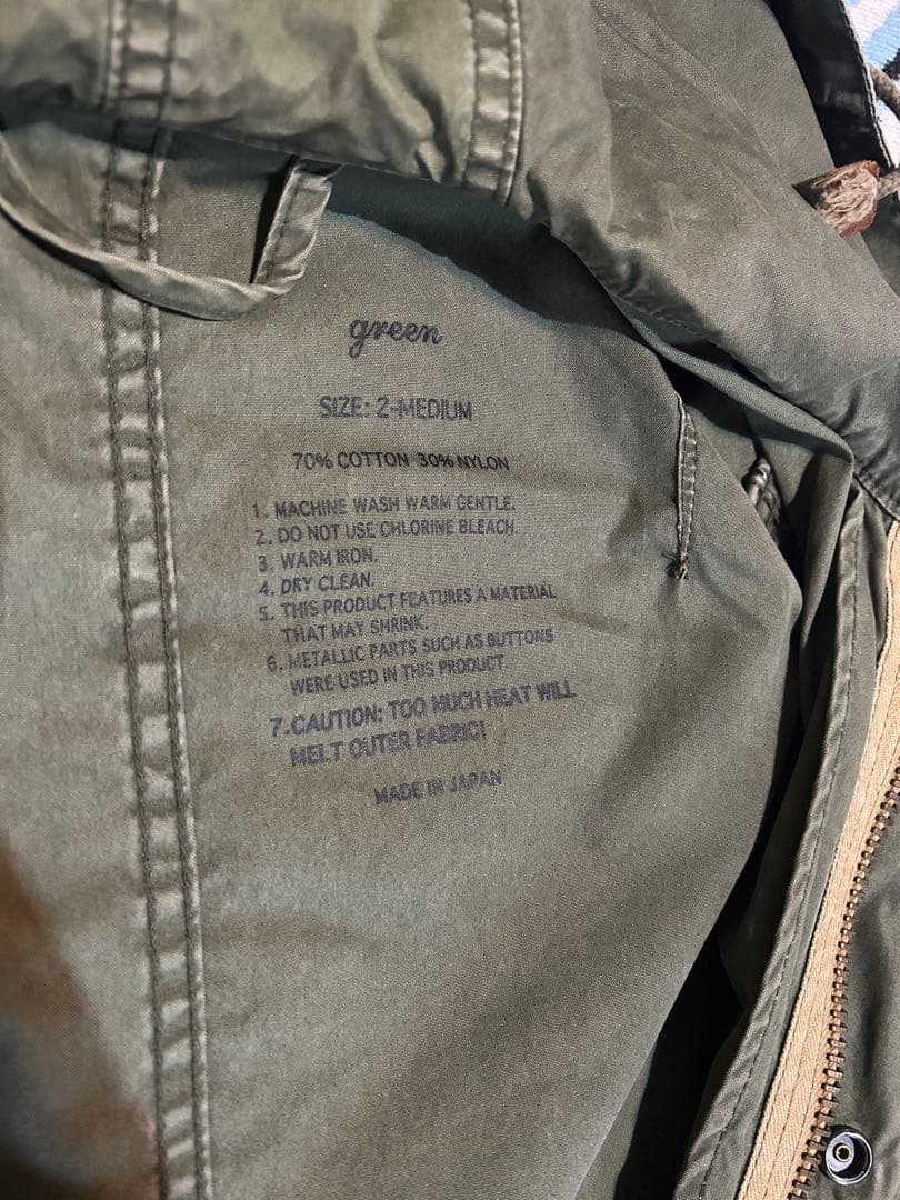 green(HYKE) モッズコート サイズ2-Medium