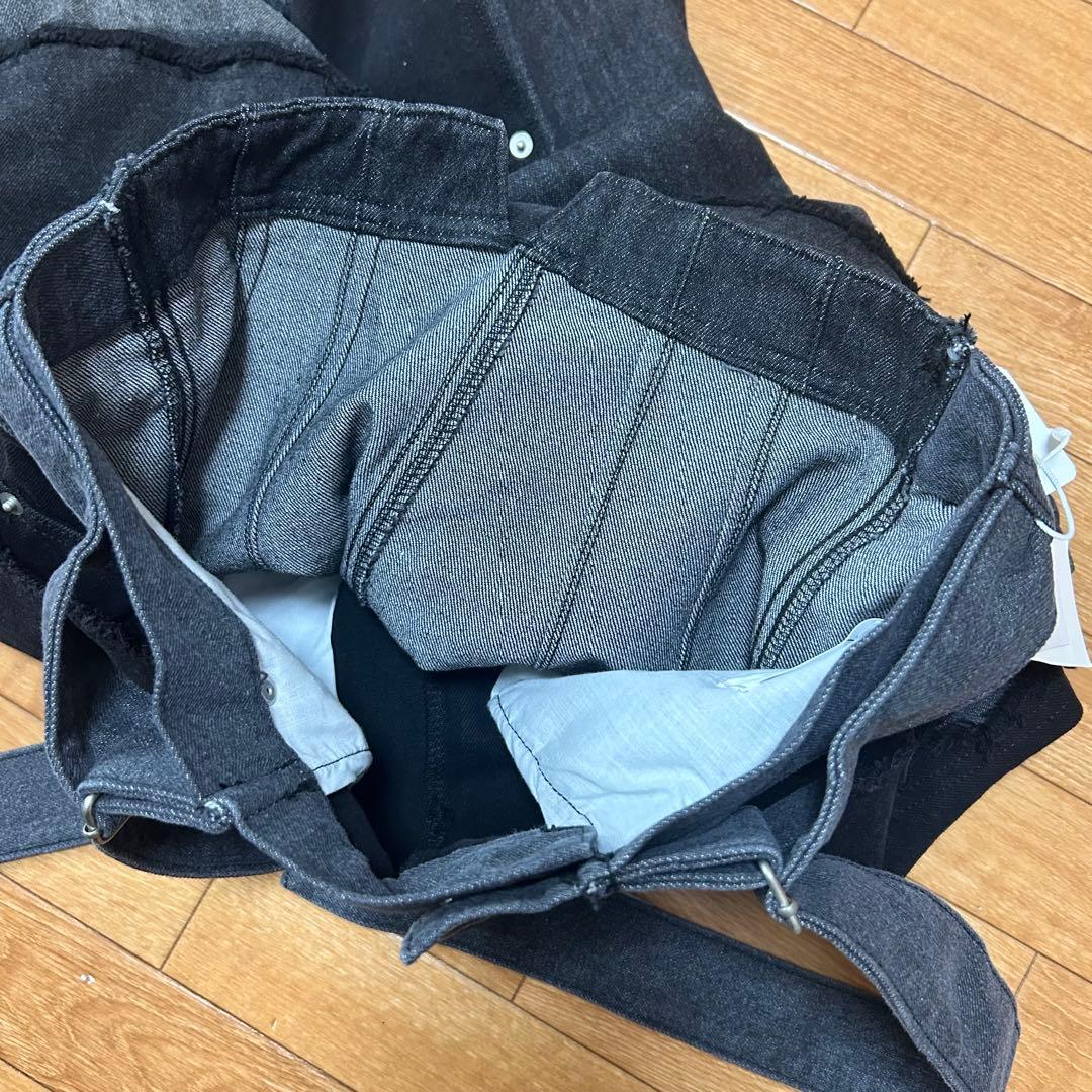 新品✨Knuth Marf twobuckles patchwork denim