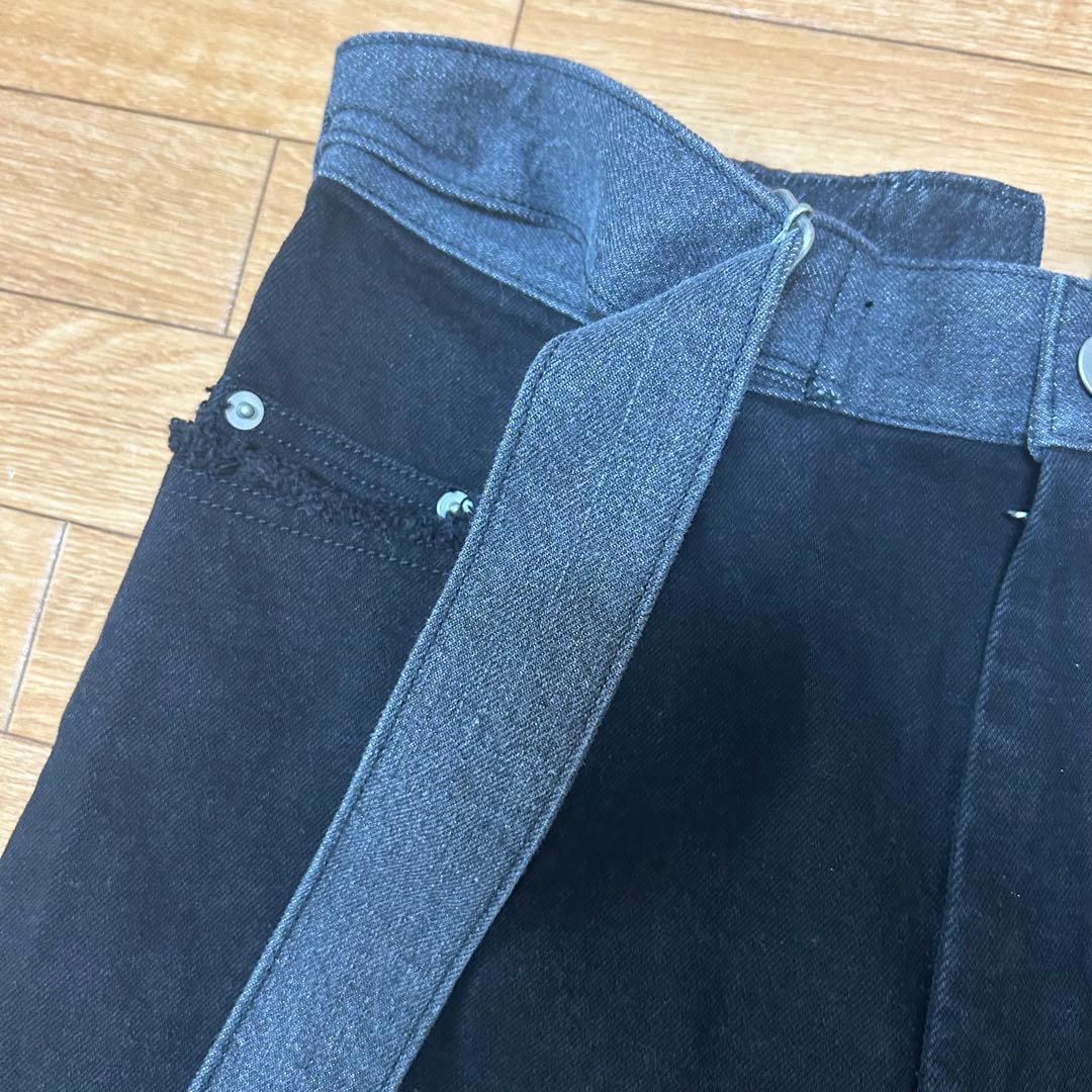 新品✨Knuth Marf twobuckles patchwork denim