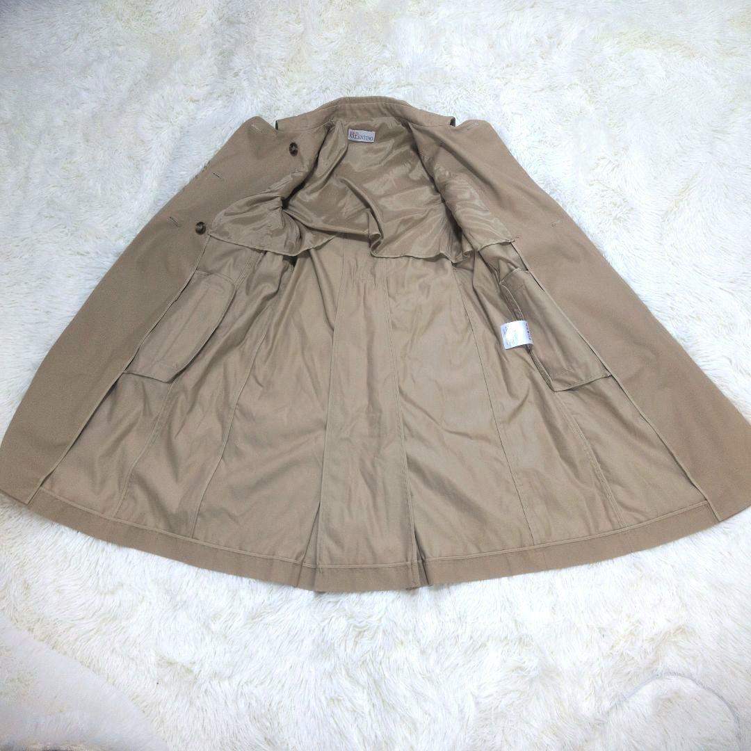レッドバレンティノ スタッズ トレンチコート 38 ベージュ 美シルエット