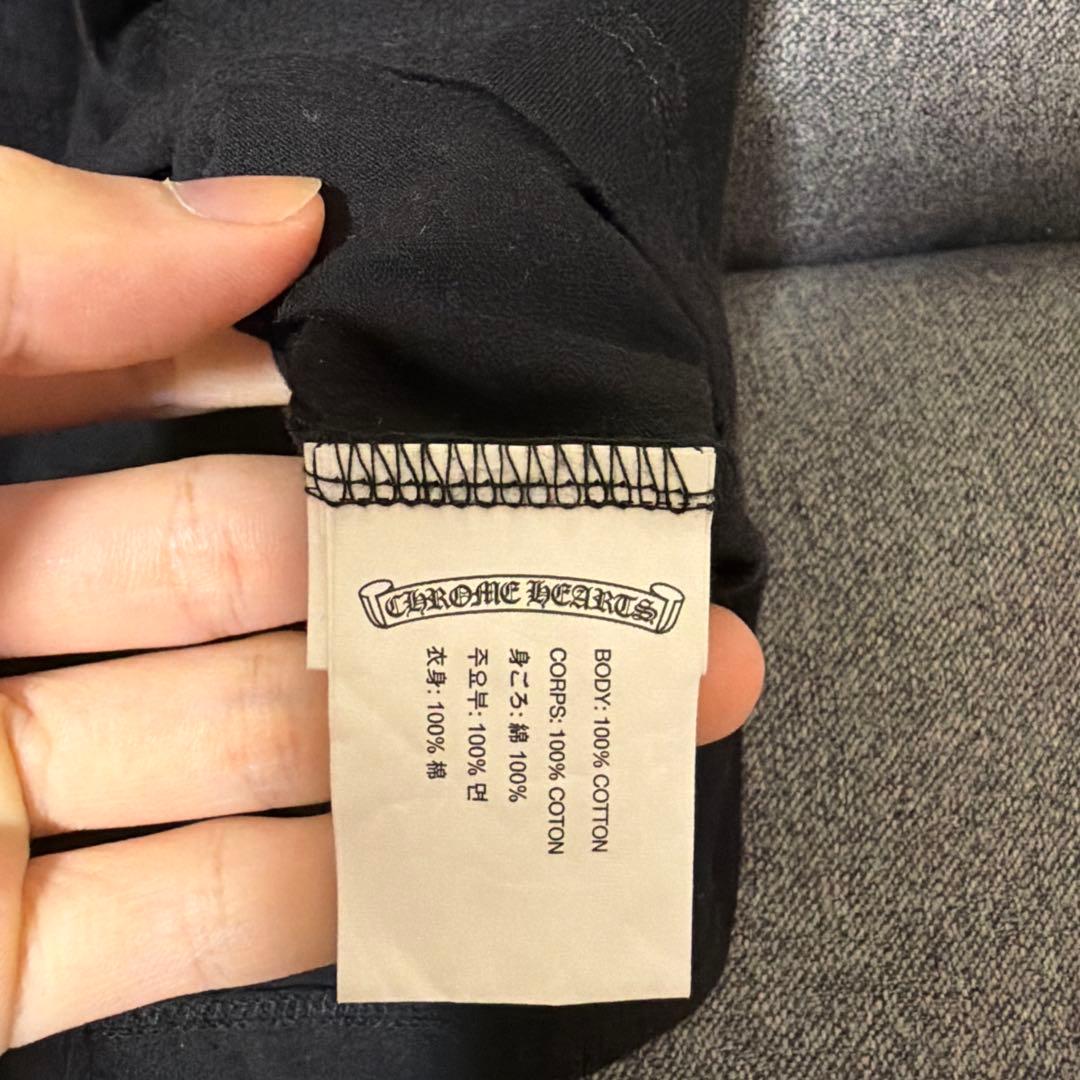 Chrome Hearts ブラック Vネック Tシャツ S