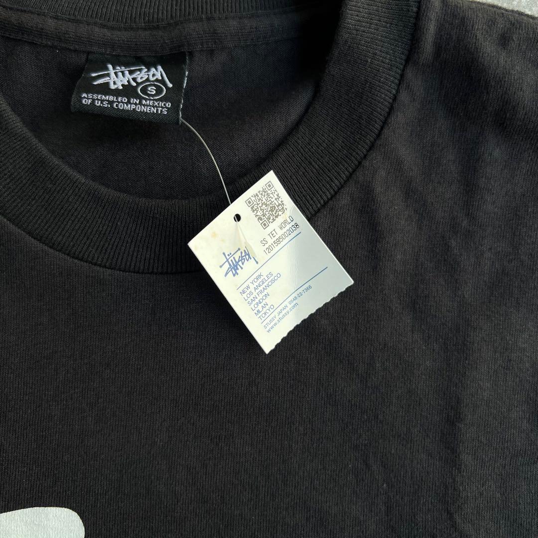 【タグ付きワールドツアー、コラボ】stussy WTAPS黒Tシャツストリート.