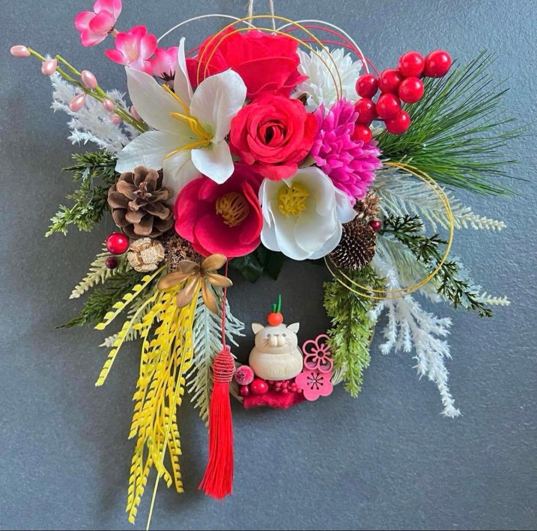 専用 しめ縄飾り お正月飾り クリスマスリース 2点おまとめ ハンドメイド