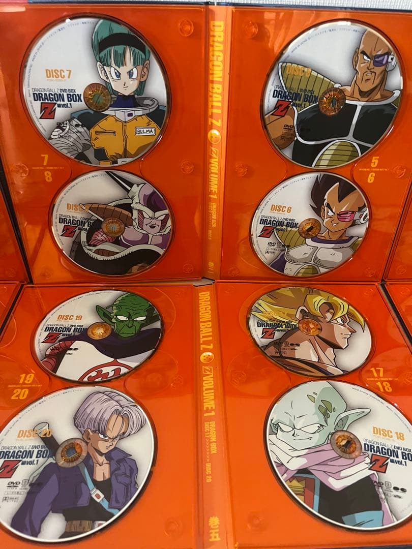 ドラゴンボールz DVD BOX1と2のセット