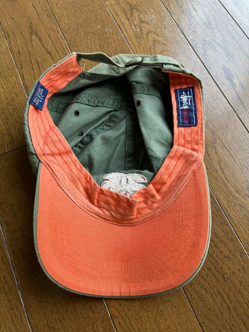 90s stussy キャップグリーン