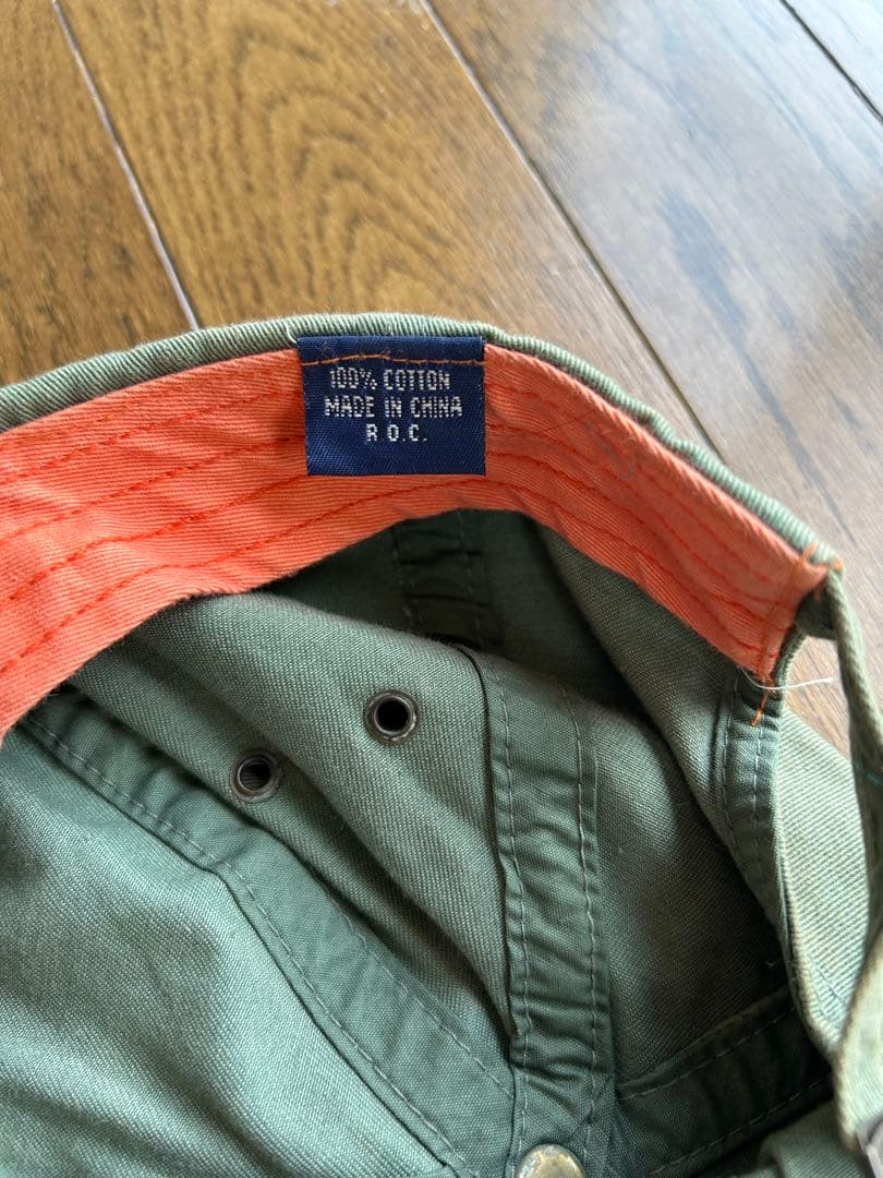 90s stussy キャップグリーン