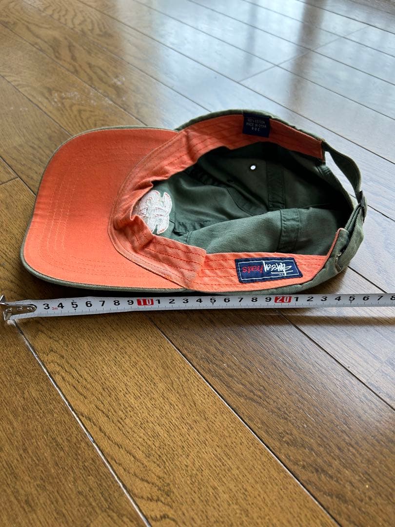 90s stussy キャップグリーン