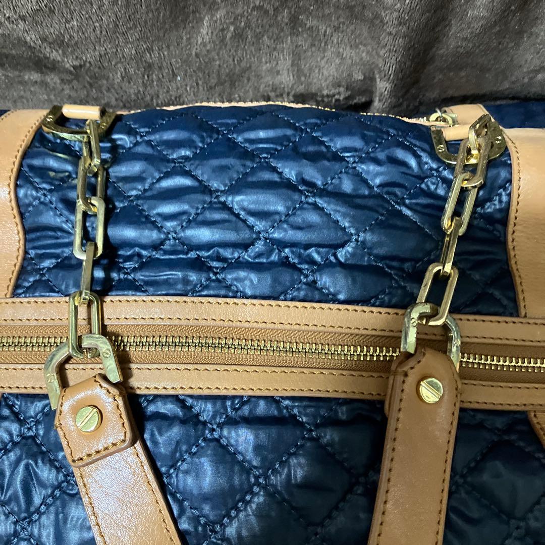 Tory Burch ネイビー ボストンバッグ