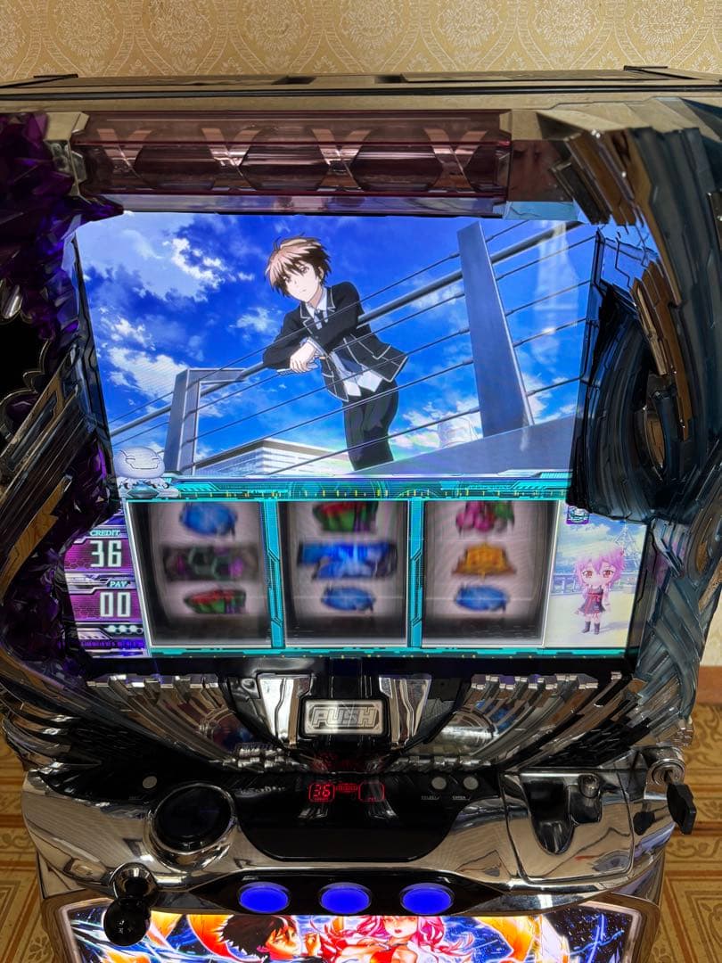パチスロ実機 エレコ SLOT 初代 ギルティクラウン 不要機 100V