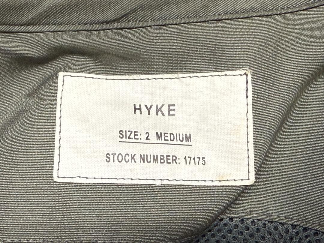 【再値下】 HYKE　ハイク　ロングボアコート　グレー　サイズ2