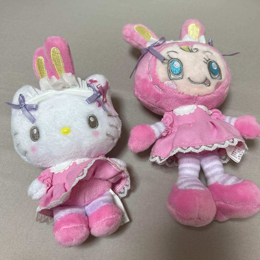 メゾピアノ　キティ　マイメロ　キーホルダー