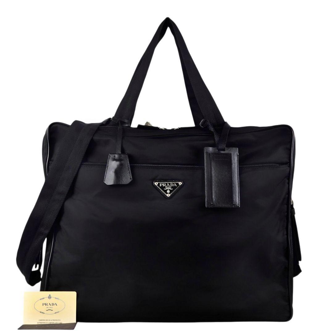 美品 プラダ PRADA ブリーフケース ビジネスバッグ トラベルバッグ