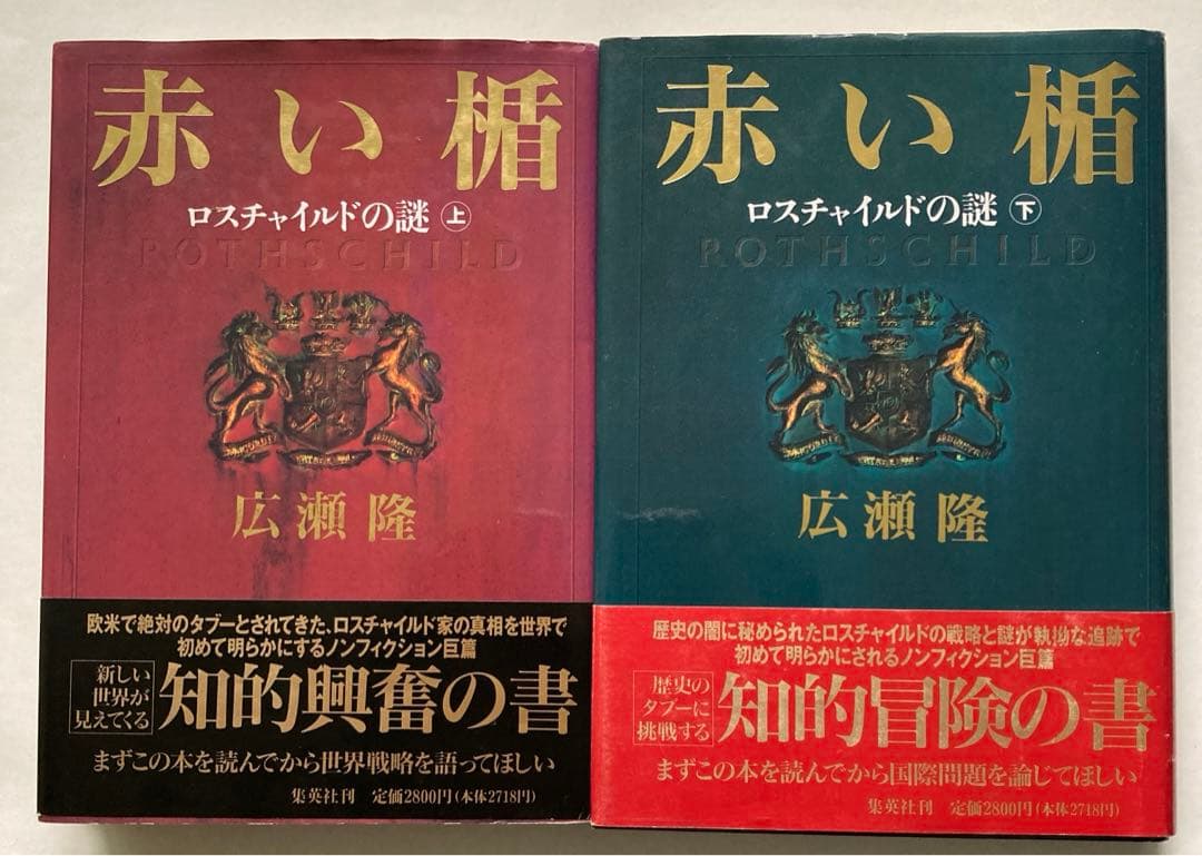 国際政治・金融・財閥関連本　赤い楯 : ロスチャイルドの謎 上