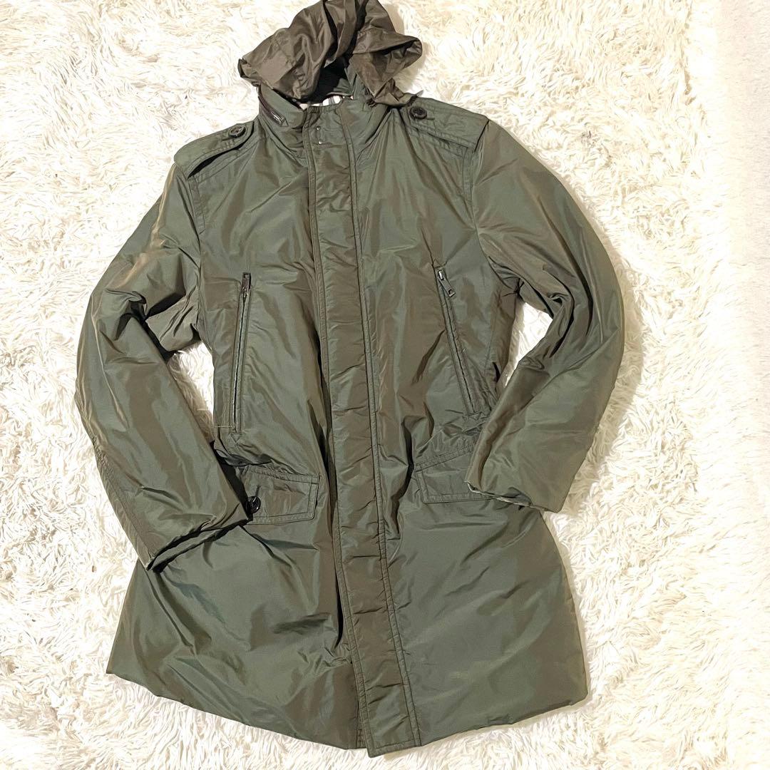✨極美品✨BURBERRY LONDON モッズコート玉蟲　ノバチェック　シルク
