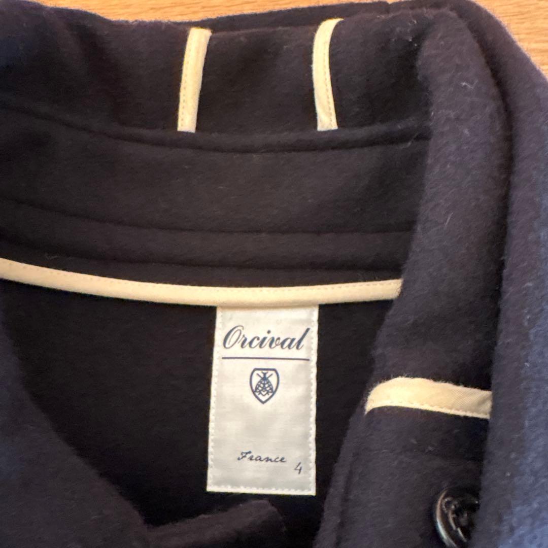 Orcival ネイビー ダッフルコート France 4 美品